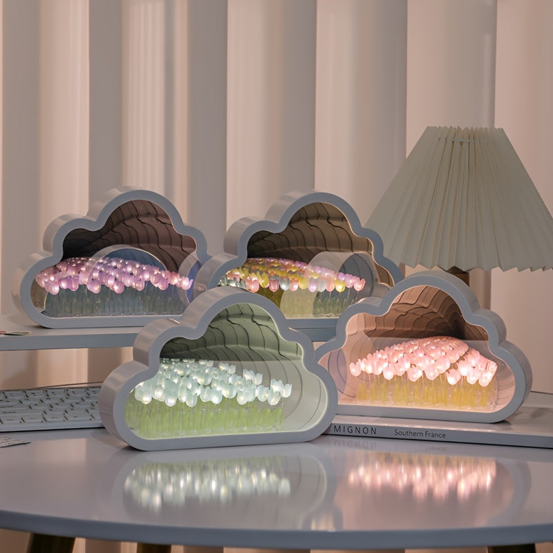 TulipGlow Lamp - Tulip LED Night Light for a Soft, Romantic Bedroom