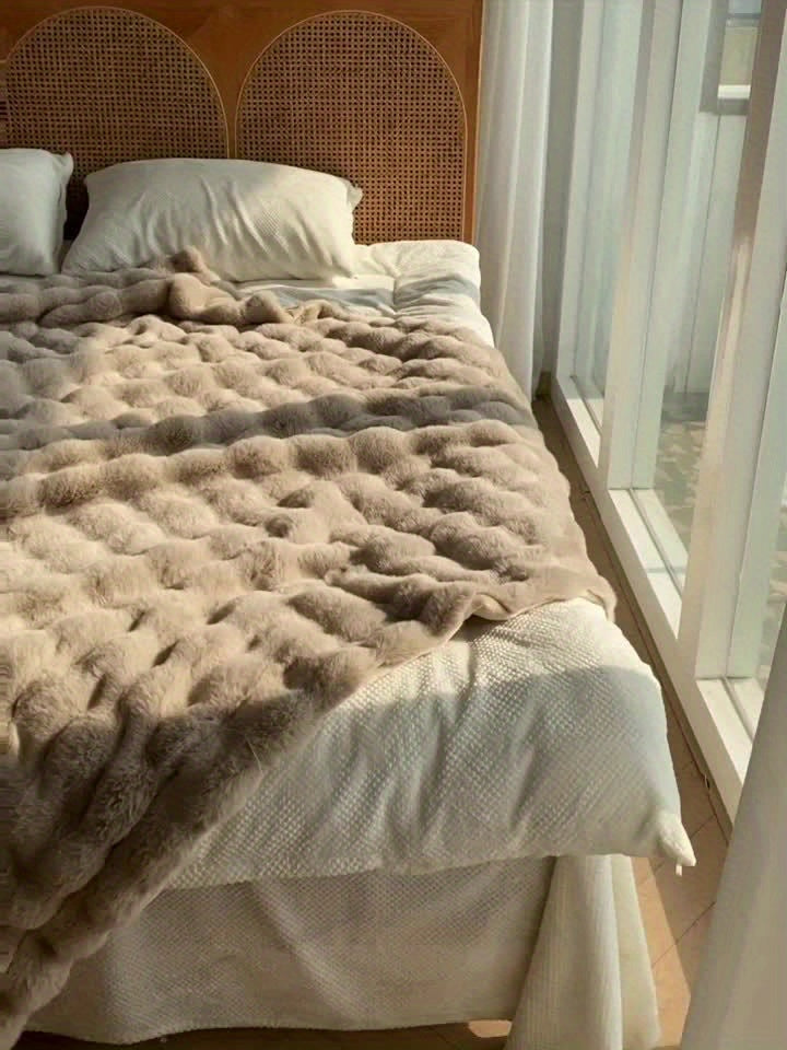 RoveWrap - Elegant Soft Durable Rabbit Fleece Throw
