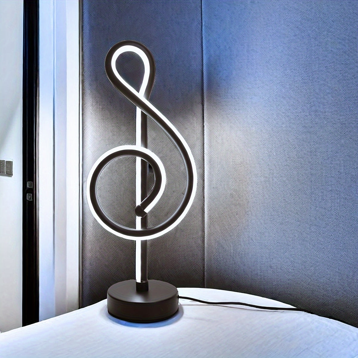TrebleLight - Adjustable Treble Clef LED Table Lamp