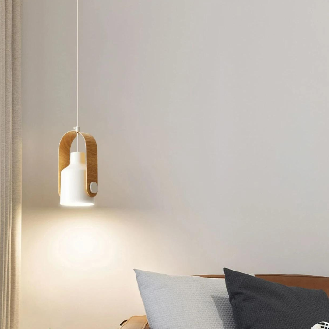 NimbusGlow - Modern Adjustable-Height Pendant Light with Minimalist Design