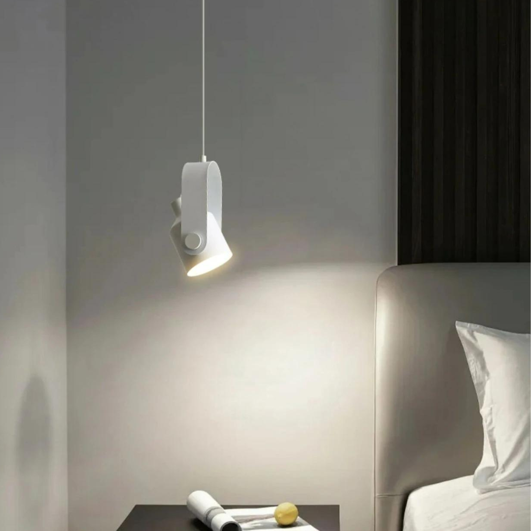 NimbusGlow - Modern Adjustable-Height Pendant Light with Minimalist Design