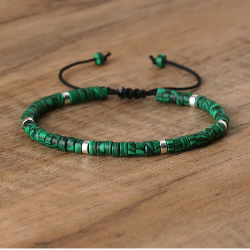 Seraphina - Bracelet tressé en pierres naturelles 2,4 mm