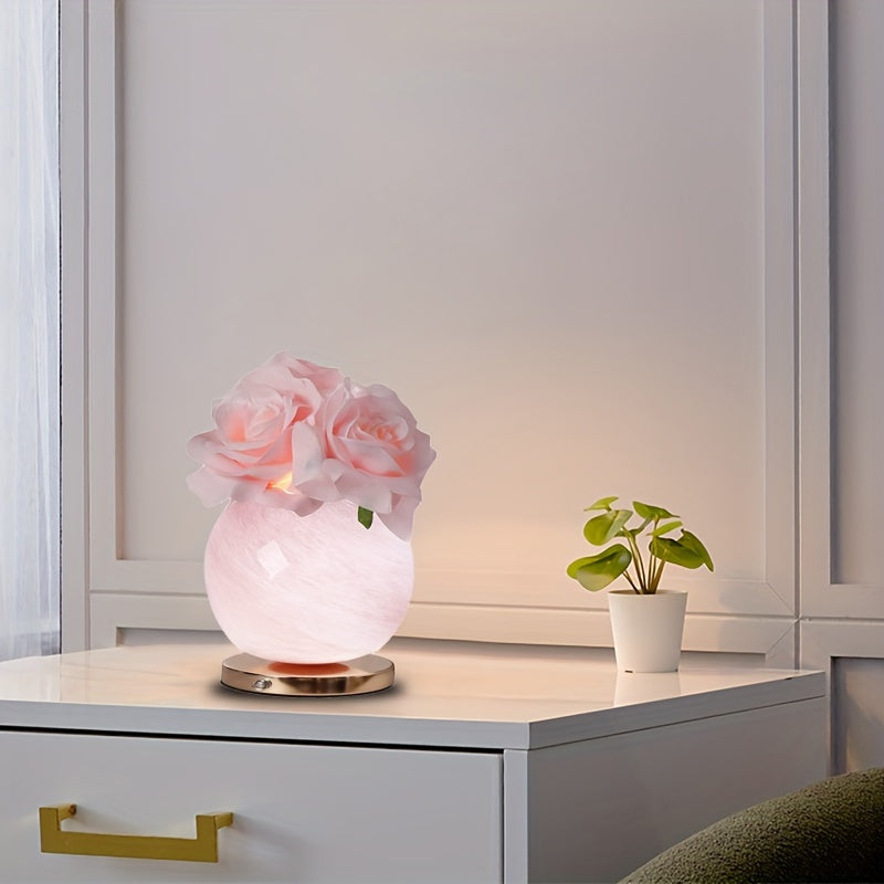LumiDecor - Rechargeable LED Table Lamp with USB Charging