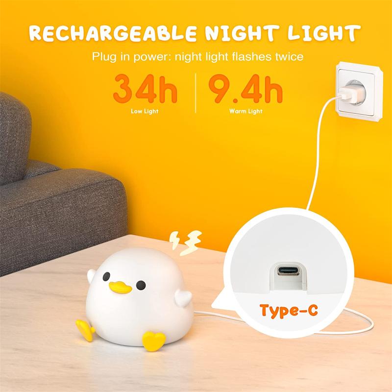 Ducky Buddy - Cozy Duck Night Light for Kids