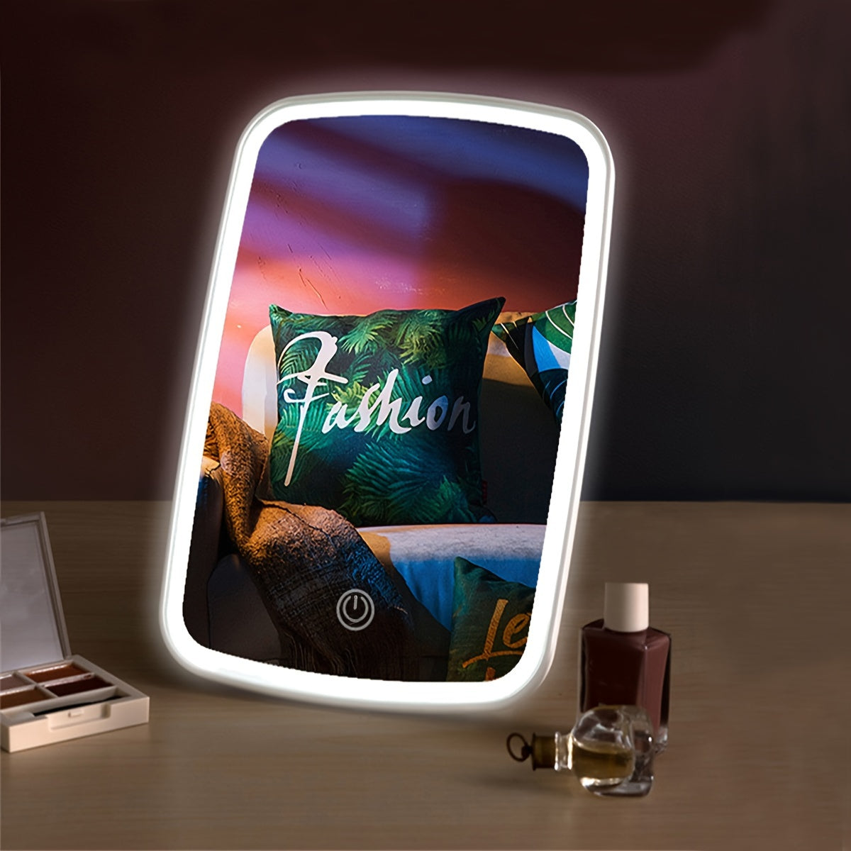 BloomMirror - Foldable Rechargeable LED Makeup Mirror