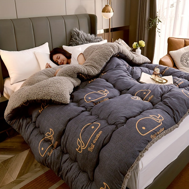 SherpaComfort - Soft Warm Sherpa Fleece Throw for Sofa and Bed