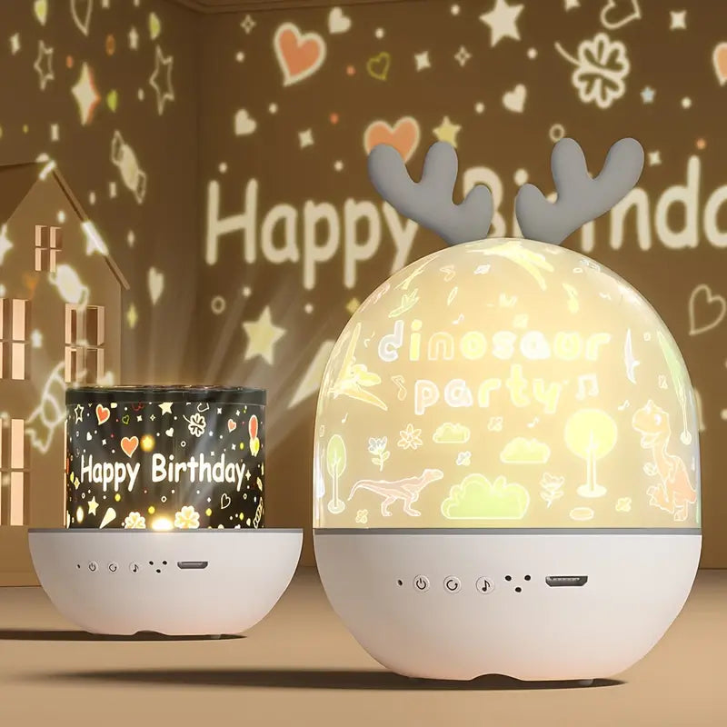 NestGlow - Rabbit Star Projector Baby Night Light