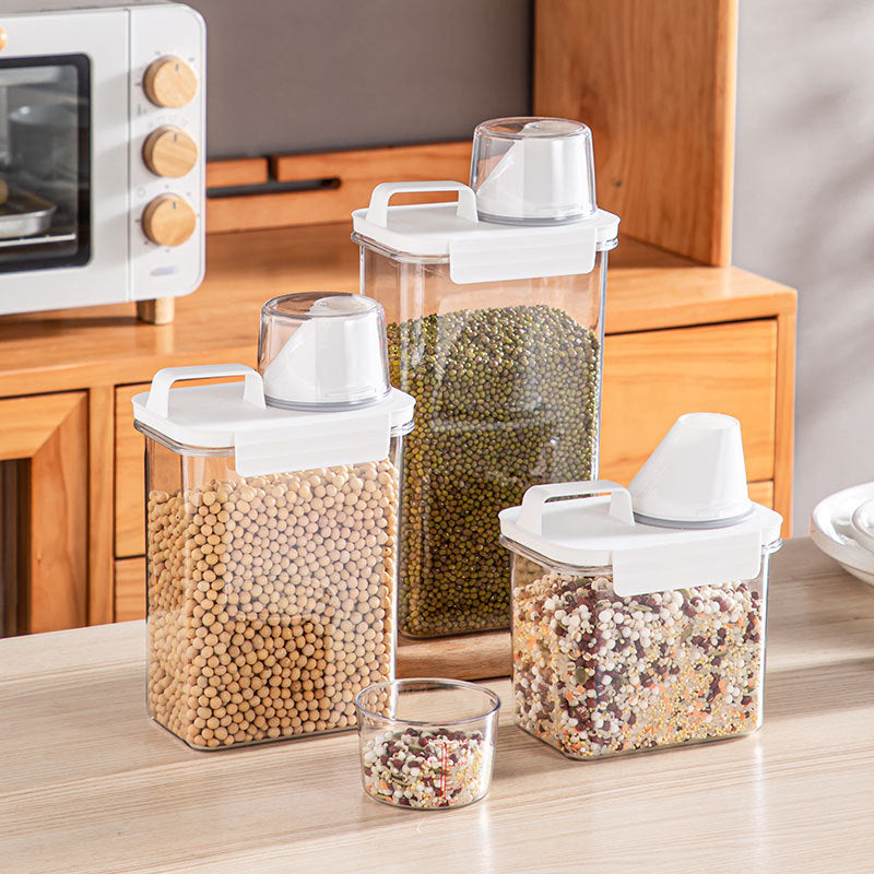 FreshKeeper - Airtight Storage Container with Measuring Cup