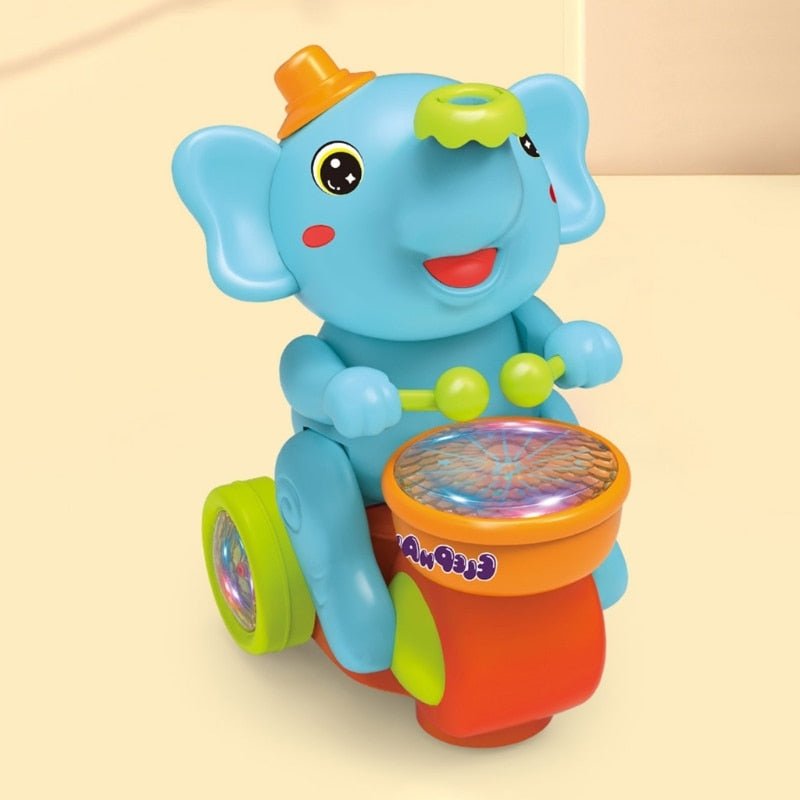 MelodyBuddy Elephant Drum - Musical Learning Toy for Babies
