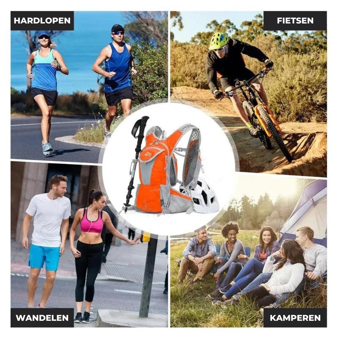 TravelLite - Ultralight Backpack with Integrated 2L Water Bladder