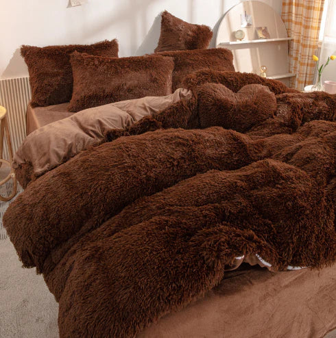 FluffCandy - Long-Pile Duvet Cover Set for a Cozy Winter