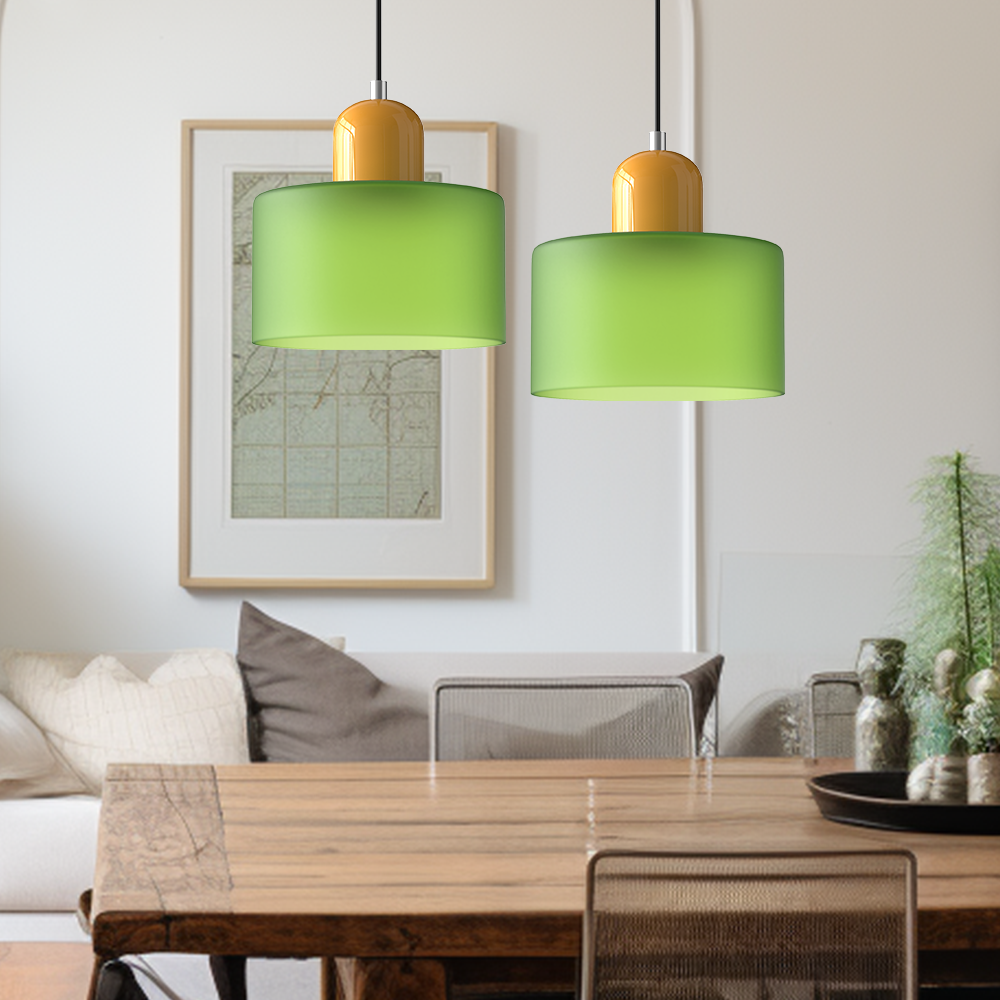 Bauhaus Creative Glass Pendant Light - Colored Glass for an Elegant Interior