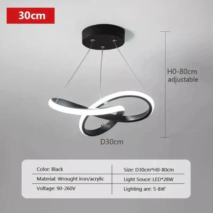WaveGlow Ceiling Light – Plafonnier LED Stylé