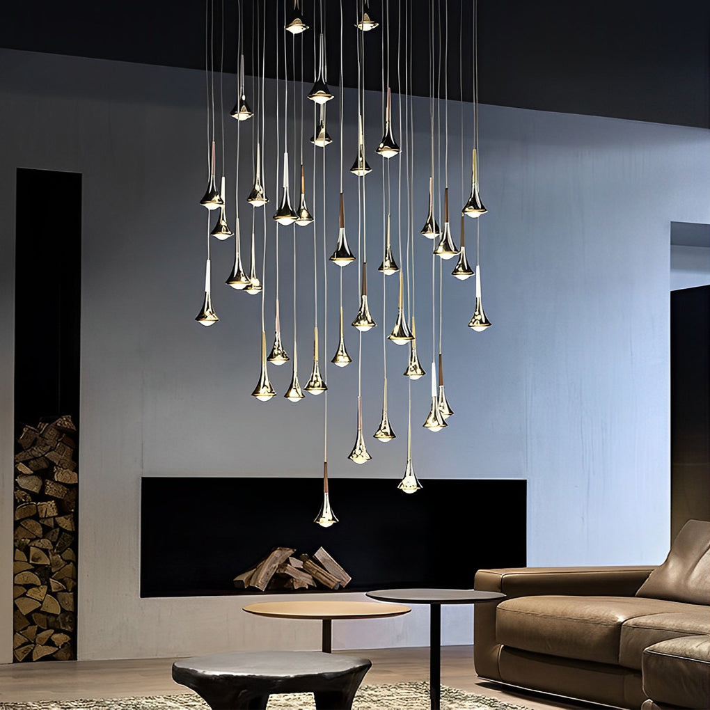 Gootdruppel Light - Scandinavian LED Metal Pendant Light for Minimalist Interiors