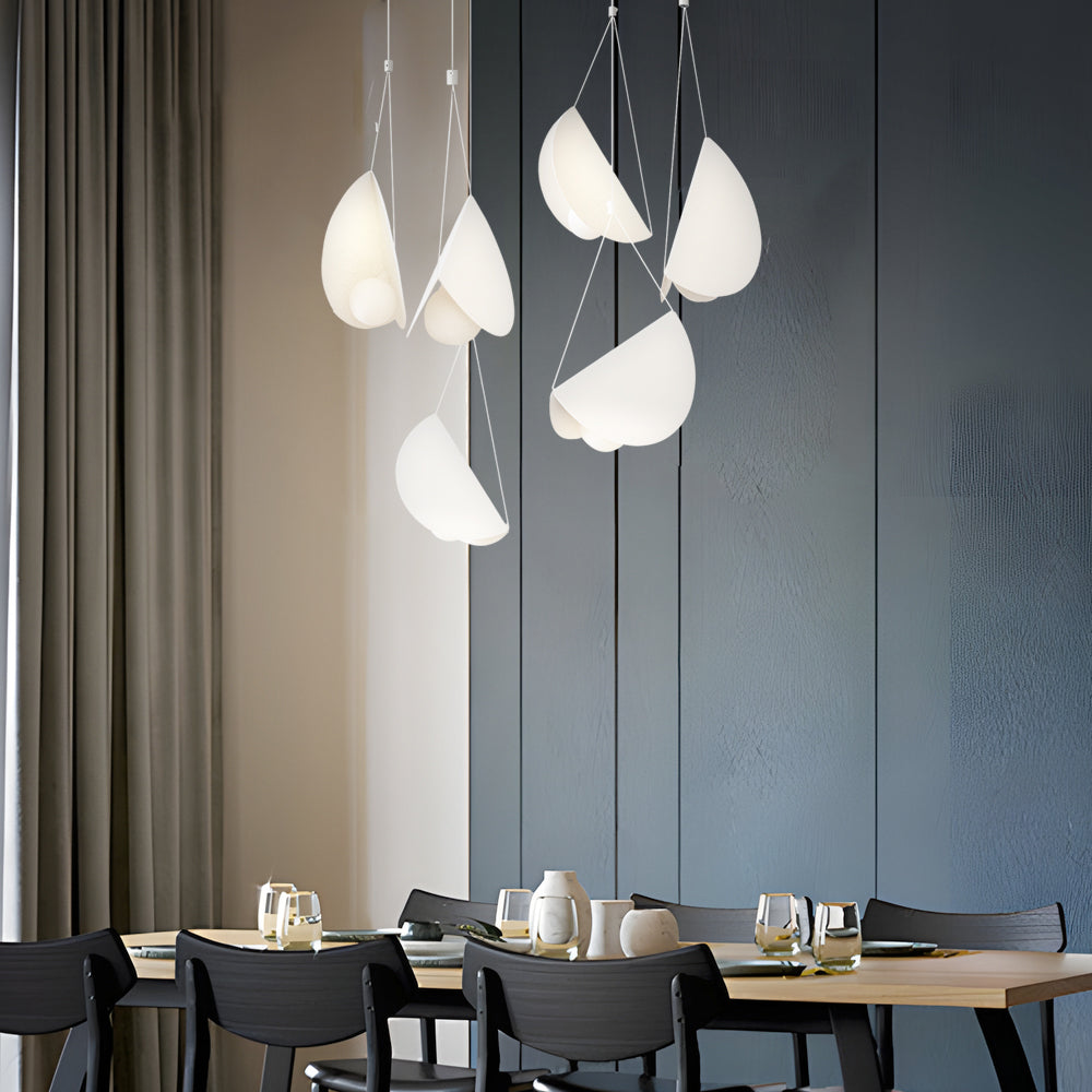PureLuxe Pendant - Minimalist White Linear Suspension Light