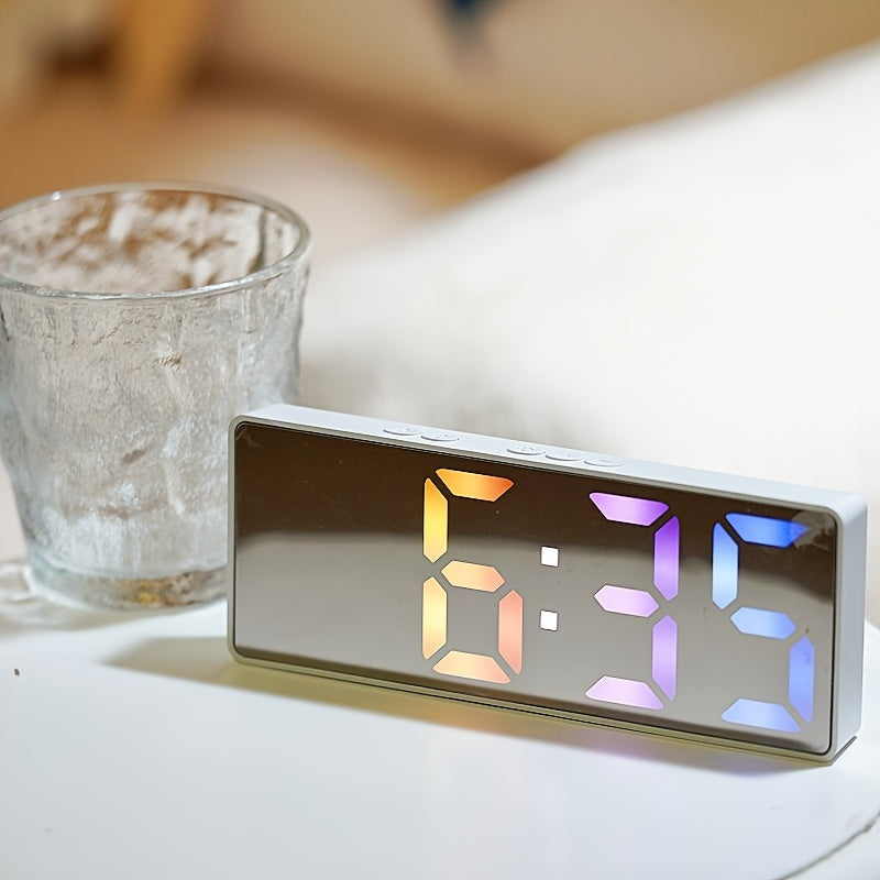 BrightTime Clock - Light-Up LED Alarm Clock with Date Display