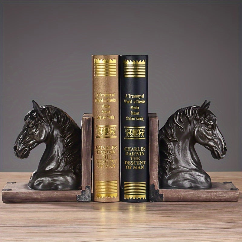 HorseHead - Modern Horse Head Resin Bookend