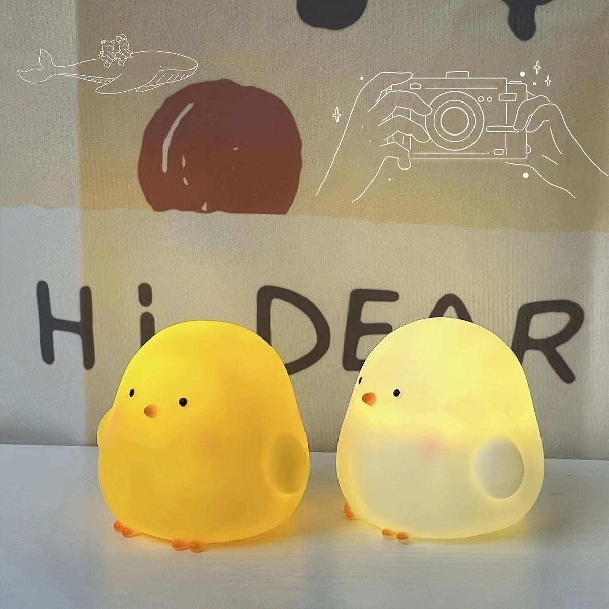 LumiKuiken - Chick LED Table Lamp with Soft, Soothing Light
