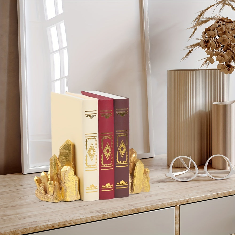 CrystalForm - Vintage Crystal-Design Bookends
