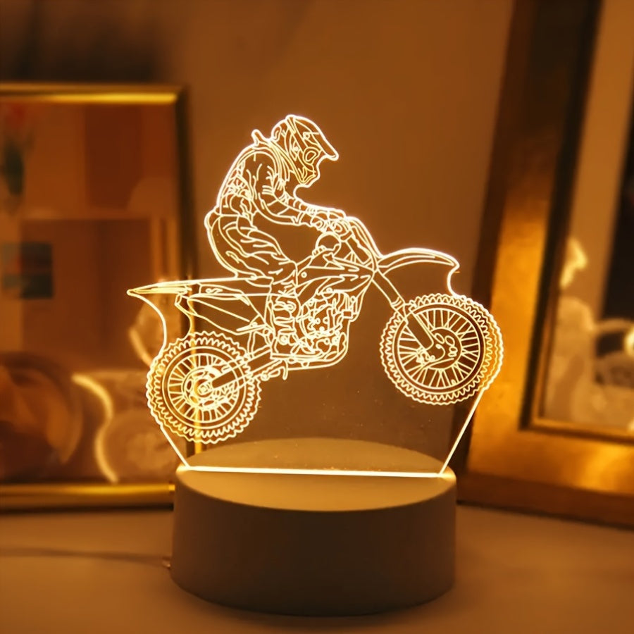 MotoLamp - 3D Motocross LED Night Light