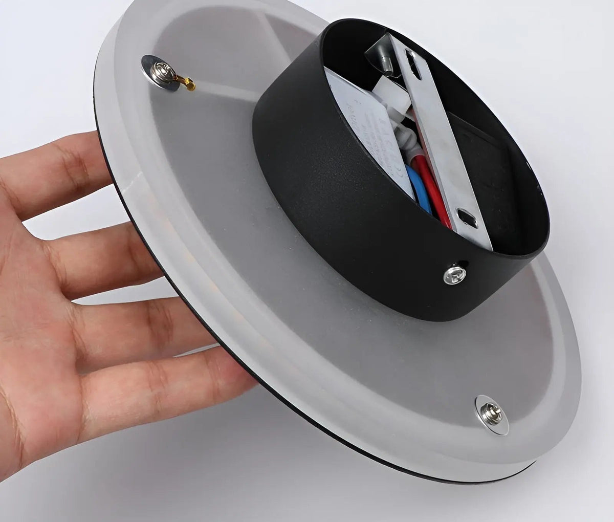 LED Touch Wall Sconce - Metal and Acrylic Elegance