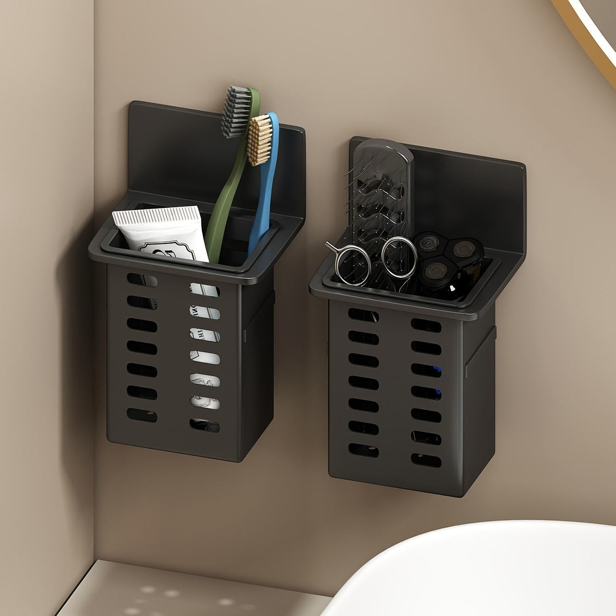 Alcovia - No-Drill Wall Shelf for Cosmetics