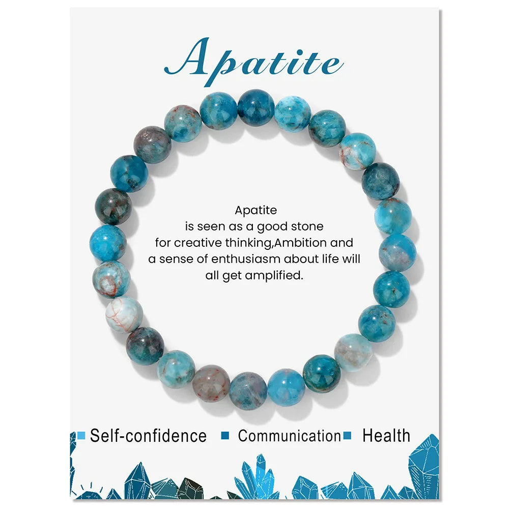 Aria - Bracelet en cristaux naturels à l'énergie guérissante