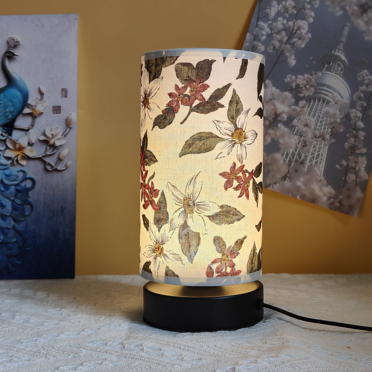Curwood - Wooden LED Table Lamp with Creative Design