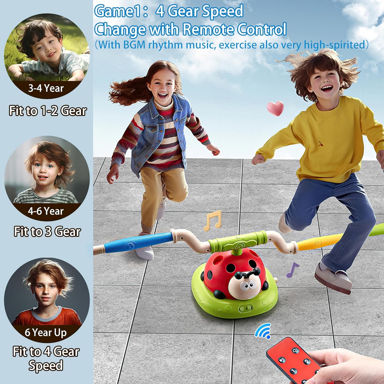 EchoLaunch - 3-in-1 Ring Toss & Rocket Launcher Game for Kids