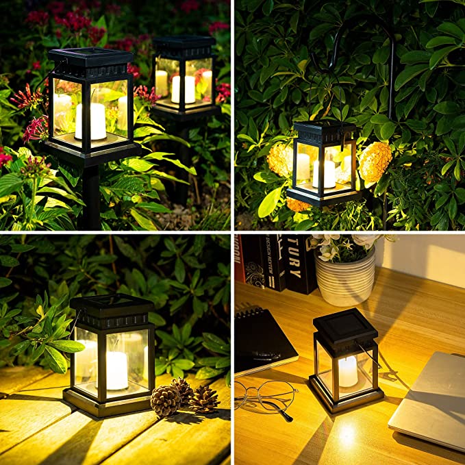 SoleilSuspendu - Hanging Solar Lantern for Garden and Patio