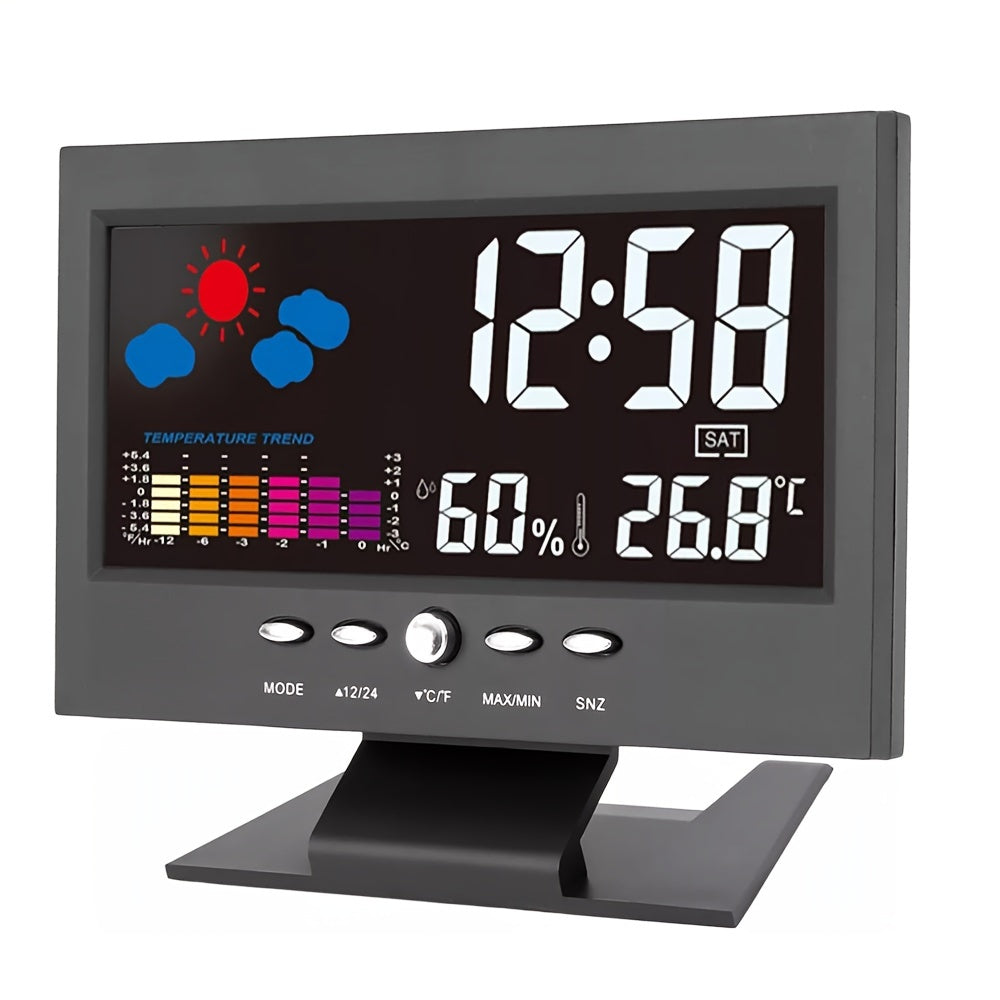 TimeSense - Smart Digital Alarm Clock with Snooze