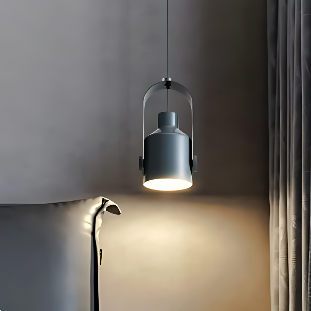 NimbusGlow - Modern Adjustable-Height Pendant Light with Minimalist Design