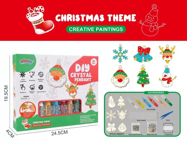 SparkleArt - Paint Your Own Keychain DIY Craft Kit