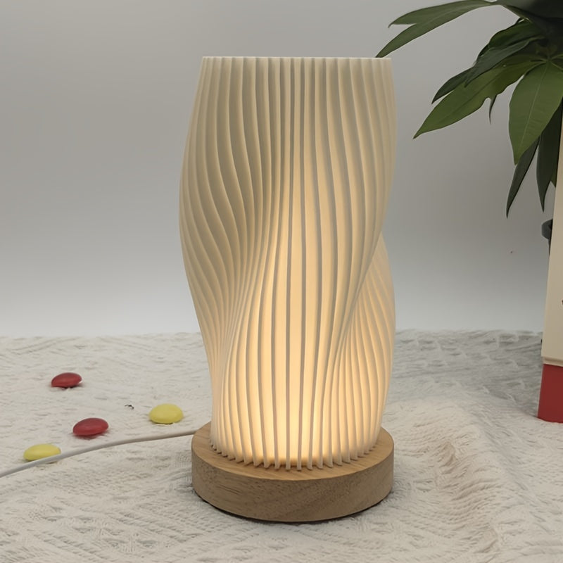 CozyLight - Dimmable Wooden LED Bedside Lamp
