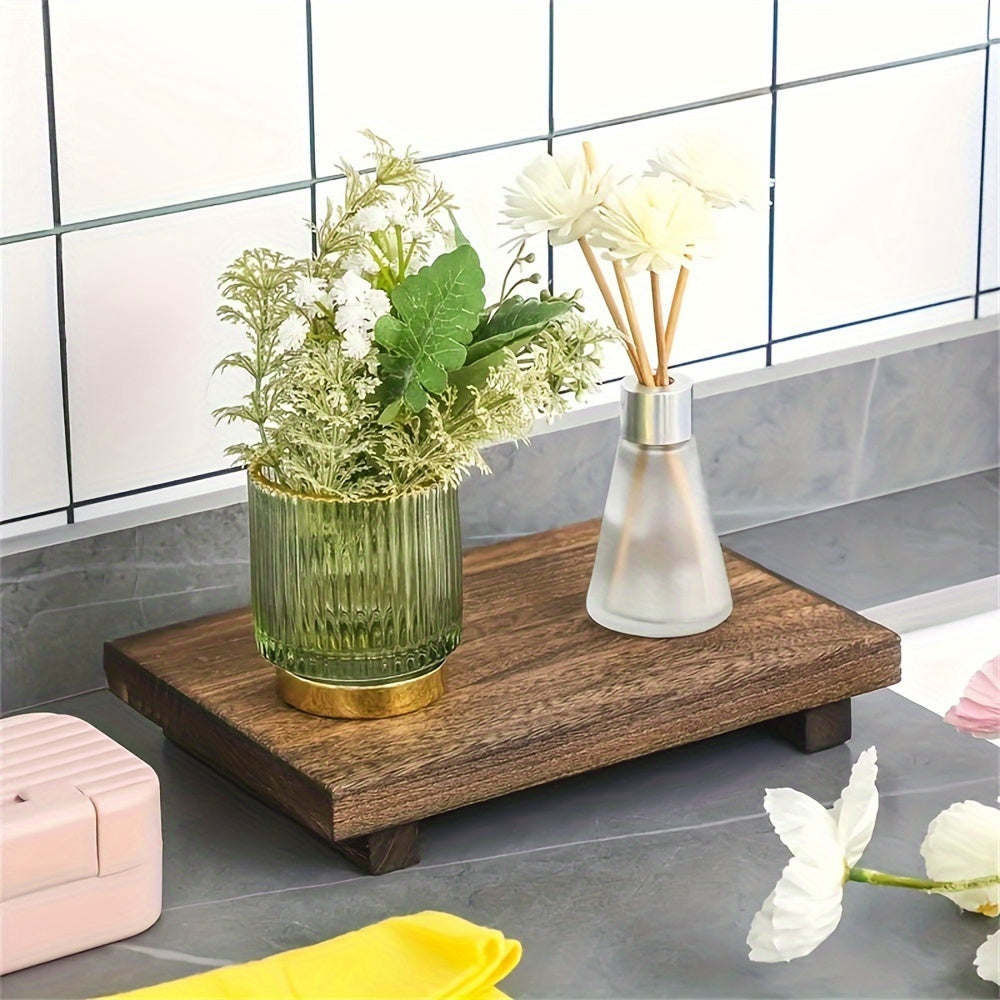 Rustic Elegance - Handmade Wooden Vanity Countertop