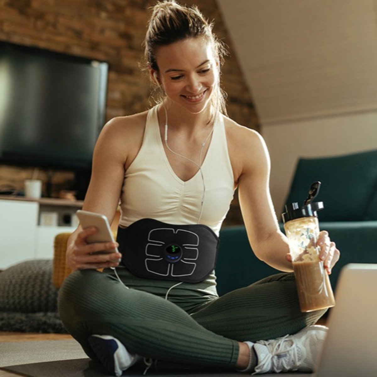FlexTone Sculpt - Trainer EMS Abdominaux Innovant