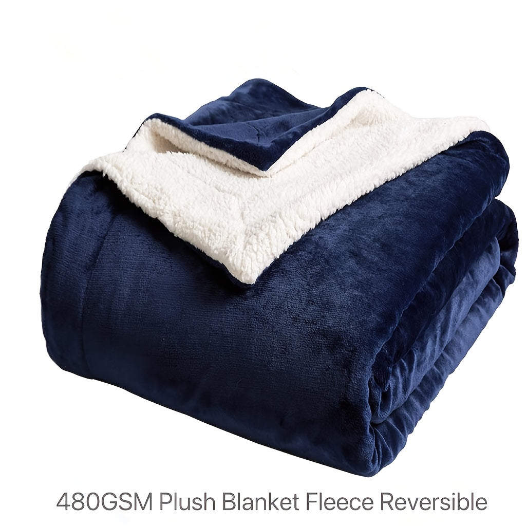 ZovaWarm - Ultra-Soft Sherpa Fleece Throw Blanket for Optimal Comfort