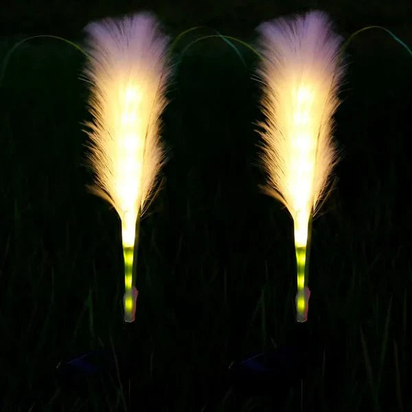 SunReed - Éclairage extérieur en rotin stylé pour jardin