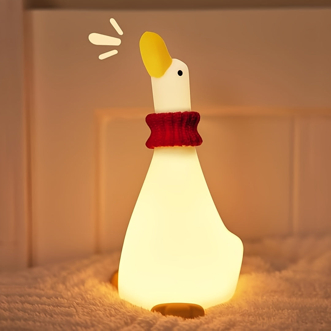 DreamDuck - Rechargeable Touch-Sensor Silicone Duck Night Light