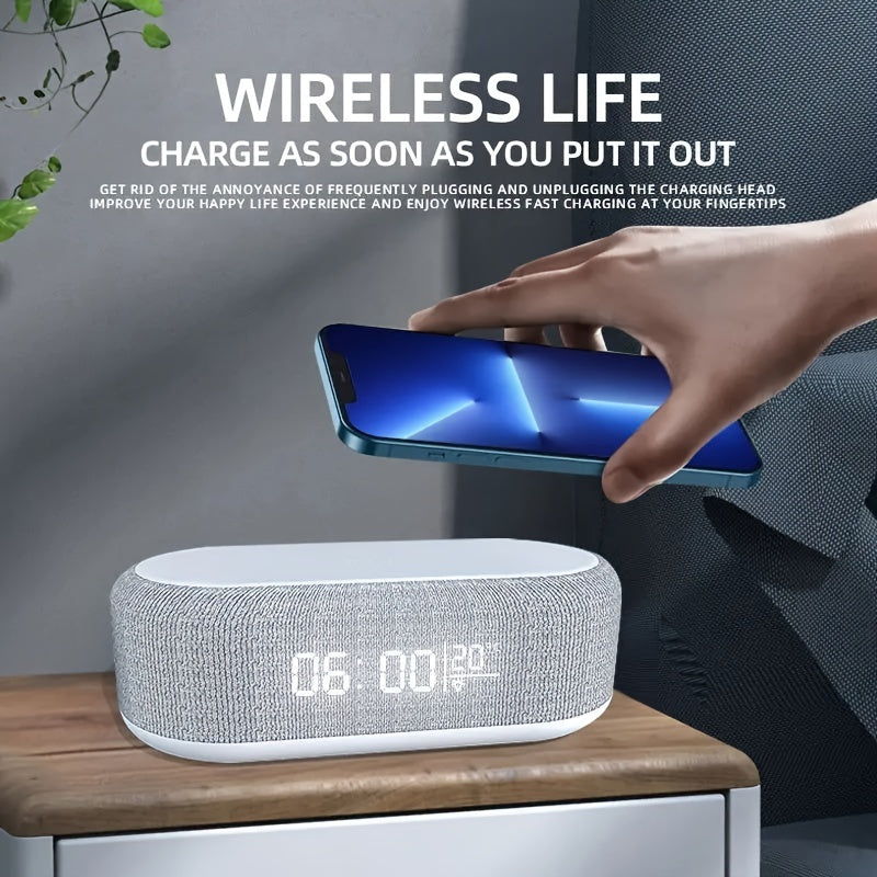 DigiClock - Smart Alarm Clock with Wireless Charger and Night Light