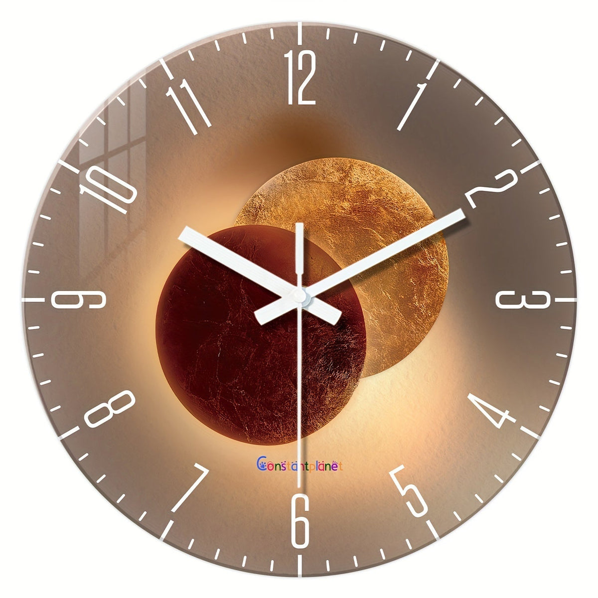 CosmicLight Clock - Planet-Pattern Wall Clock