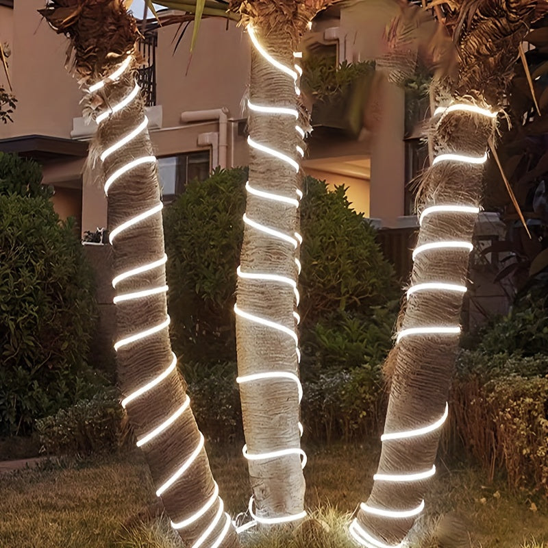 SolarFlex Light - Flexible Solar LED Strip with Remote Control for Outdoor Use