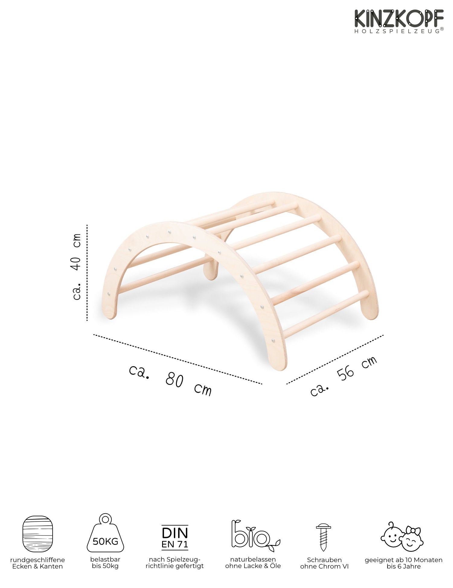 ClimbArc – Arc d'Escalade Artisanal Durable Enfants