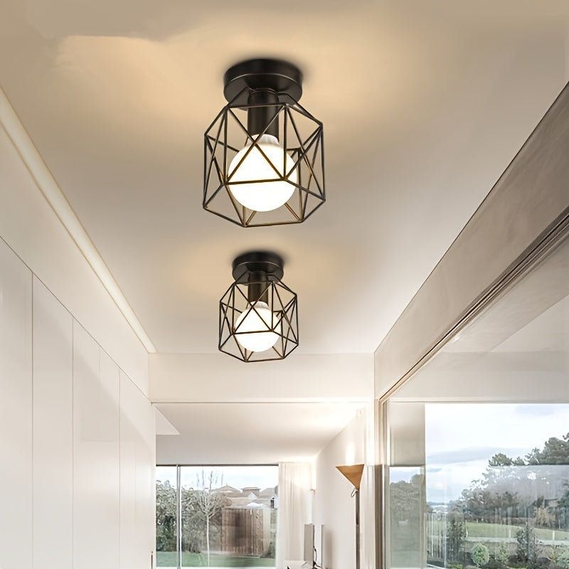 NordicLight - Plafonnier Noir Minimaliste pour Cuisine