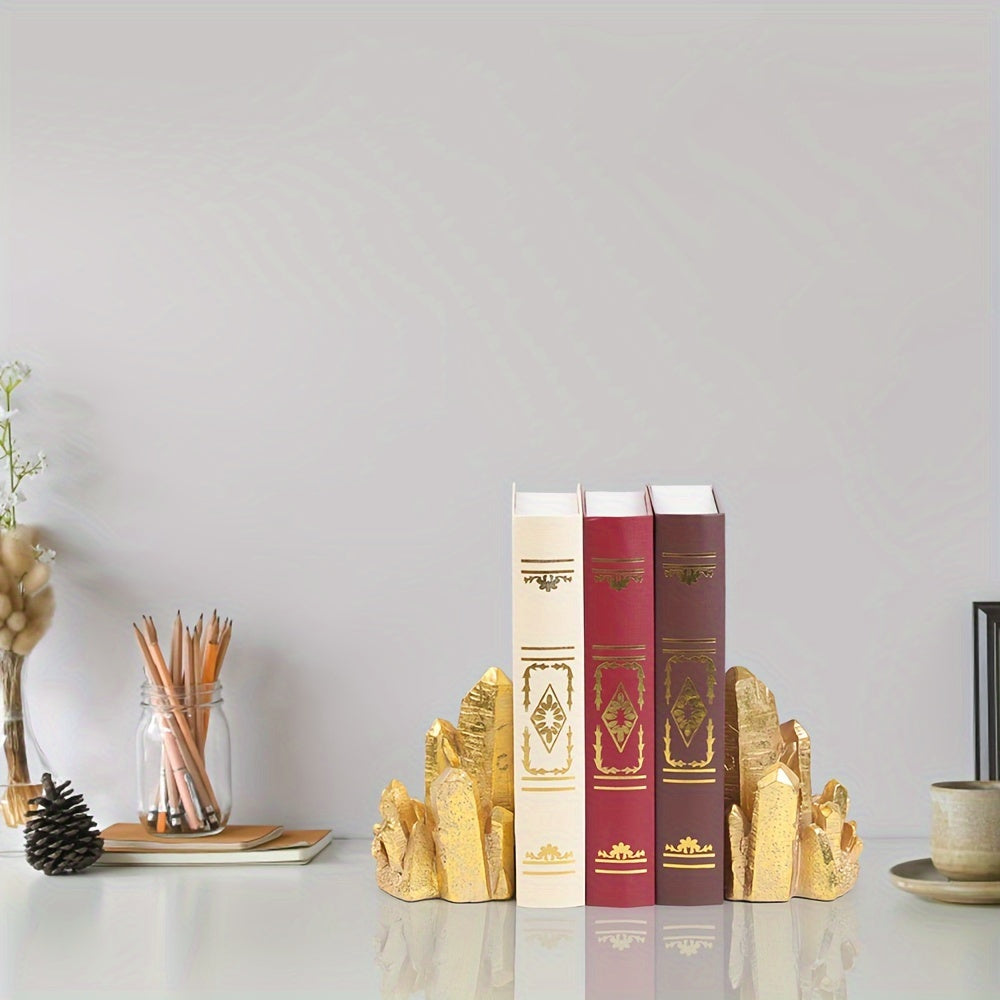 CrystalForm - Vintage Crystal-Design Bookends