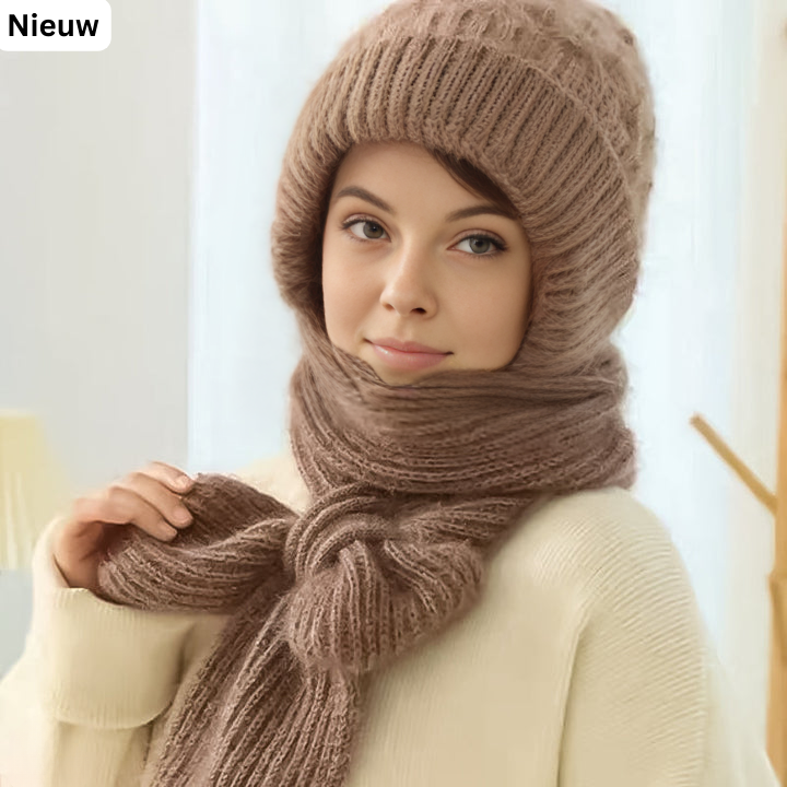 CozyWind - Beanie and Scarf Set for Winter Fashion