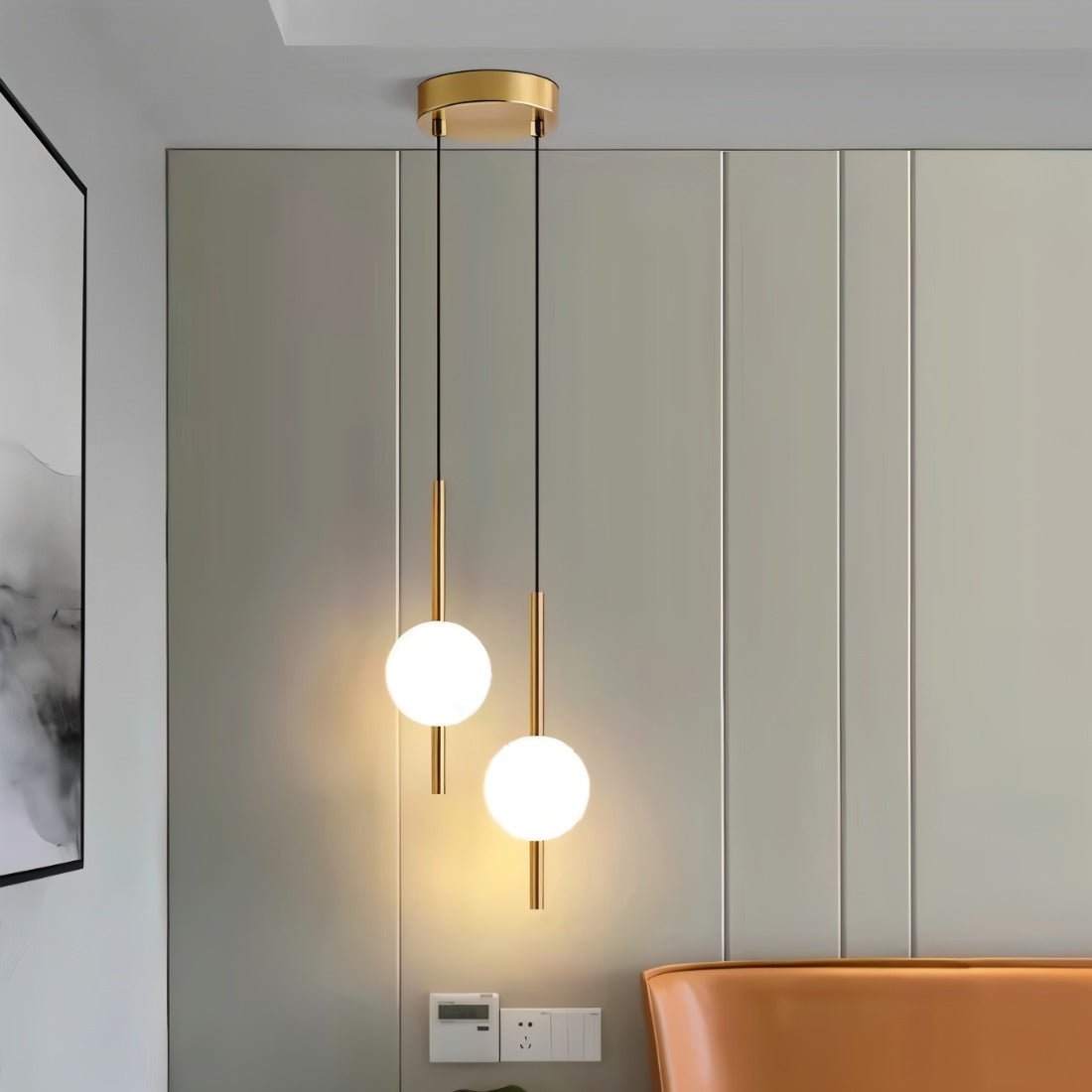 AfzalLight | Élégante Suspension Contemporaine en Métal et Acrylique 1