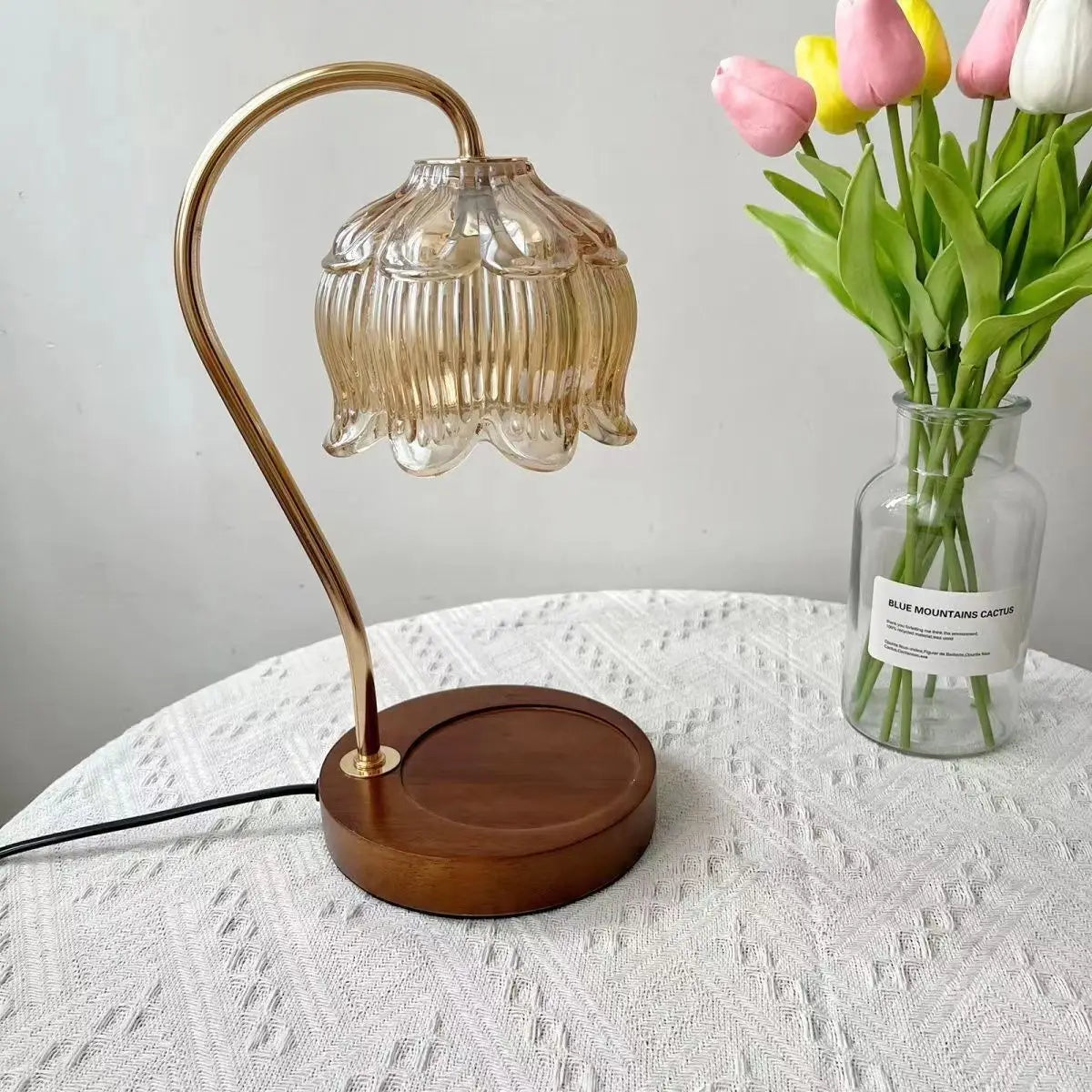 AntiqueAura - Vintage Retro Bedside Lamp