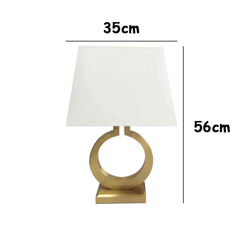 VillaGlow - Luxury Gold Designer Table Lamp