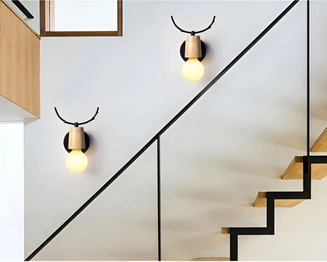 Nordic Glow - Scandinavian Antler-Shaped LED Wall Sconce